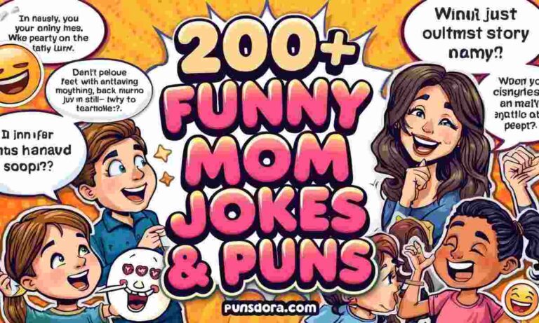200+ Pun-Packed Funny Mom Jokes & Instagram Captions