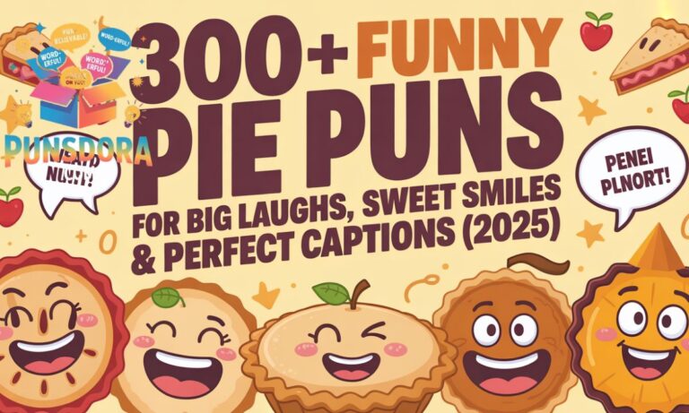 300+ Funny Pie Puns for Big Laughs, Sweet Smiles & Perfect Captions (2025) 🥧😂✨