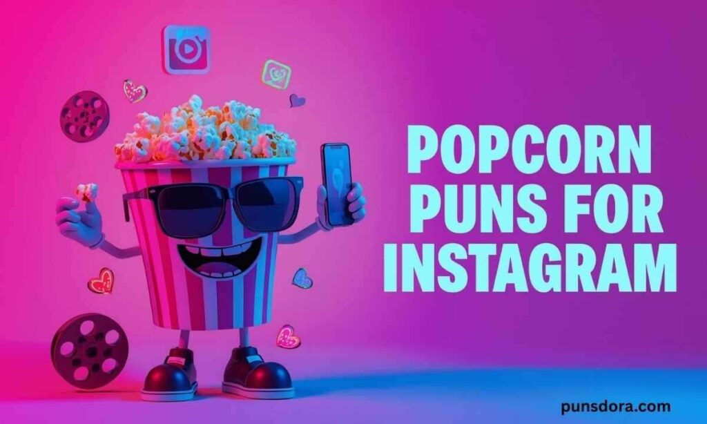 Clever Popcorn Puns for Instagram