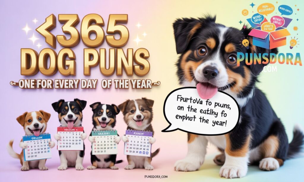 Funny Dog Puns One-Liners 🐶 for Quick Bark-Laughs
