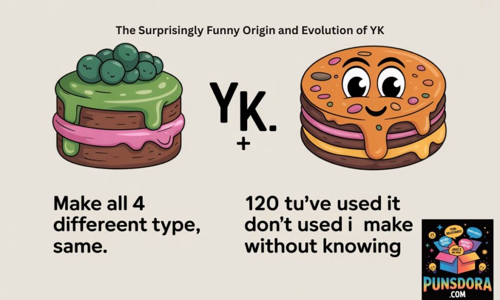 The Surprisingly Funny Origin and Evolution of YK