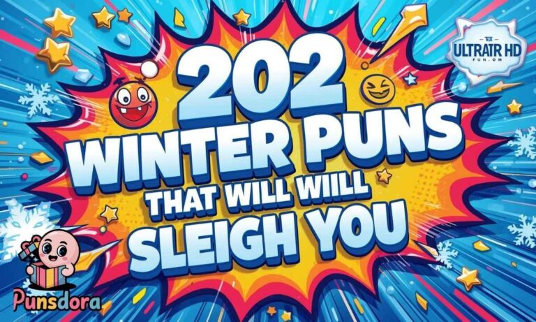 202 Viral-Ready Funny Winter Puns: Captions, Dad Jokes & Snowy One-Liners