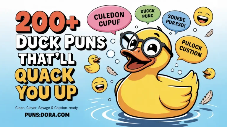 200+ Duck Puns That’ll Quack You Up 🦆🤣 Clean, Clever, Savage & Caption-Ready