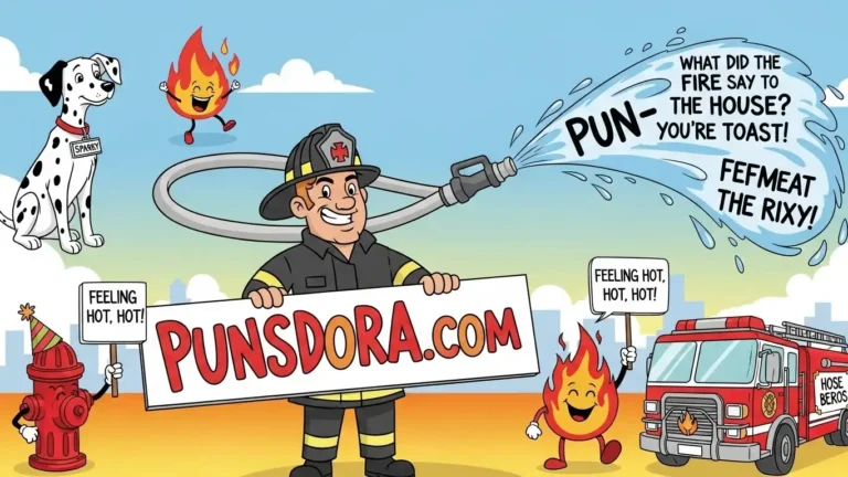 250+ Funny Firefighter Puns That Spark Laughter, Captions & Stories 🚒🔥🤣