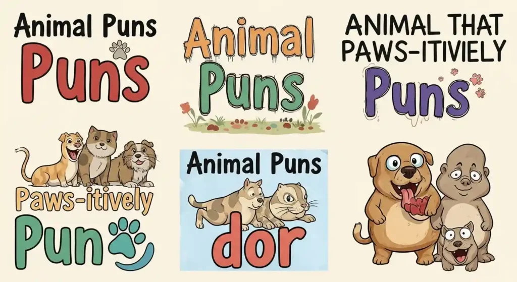 Animal Pun Puns That Are Paws-itively Funny.
