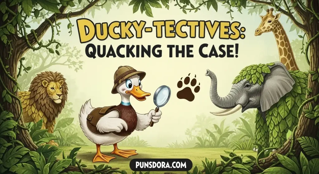 Animal-Style Duck Puns (Duck Meets the Animal Kingdom).