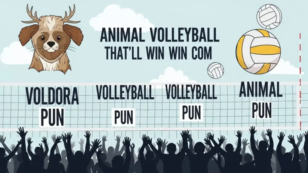 Animal Volleyball Puns That’ll Win the Crowd.