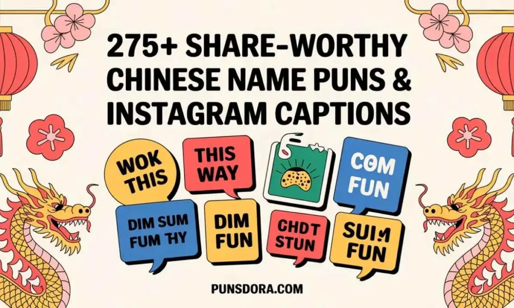 Clean & Family-Friendly Chinese Name Puns