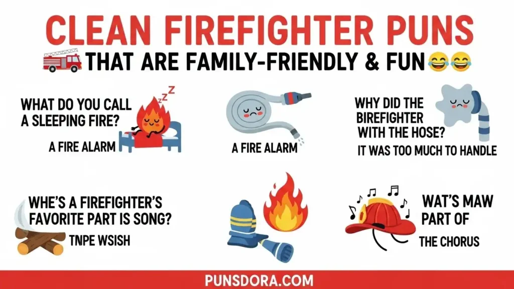 Clean Firefighter Puns That Are Family-Friendly & Fun