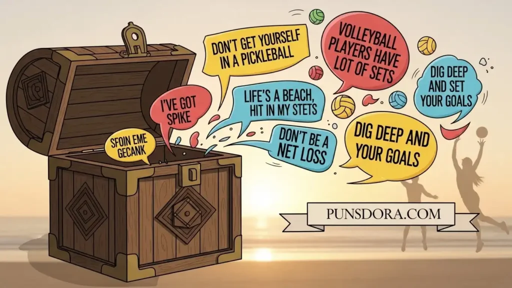 Clever & Savage Volleyball Puns (Smart, Not Mean).