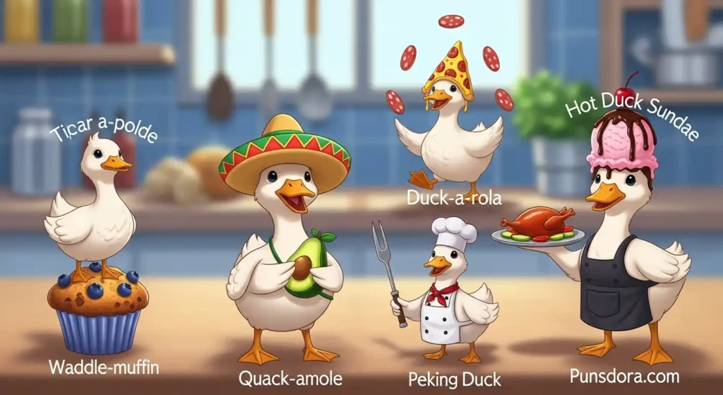 Food-Inspired Duck Puns That Are Deliciously Funny.
