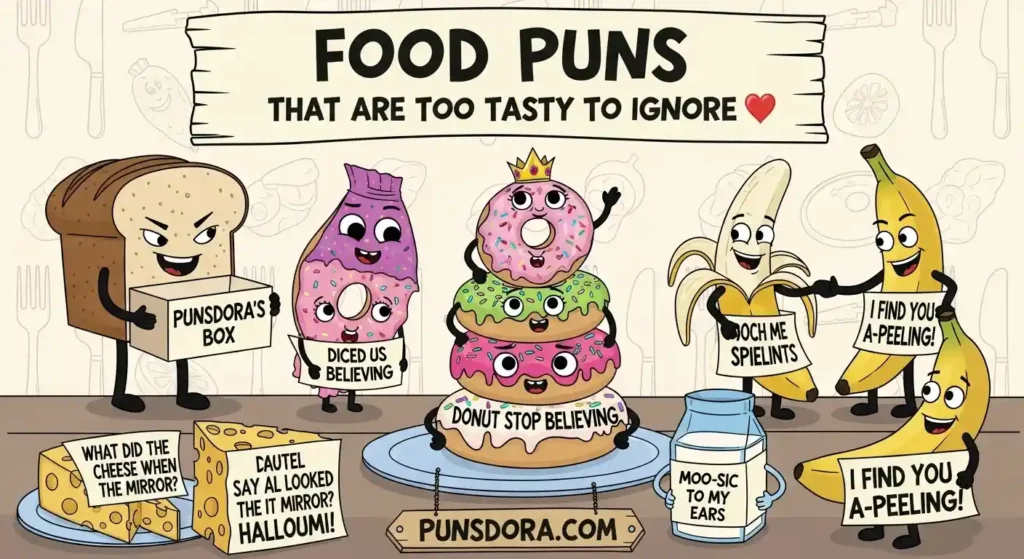 Food Pun Puns That Are Too Tasty to Ignore.
