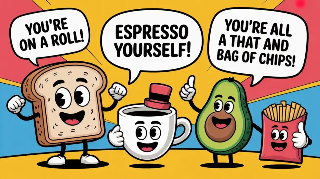 Food-Themed Funny Inspiration Puns.