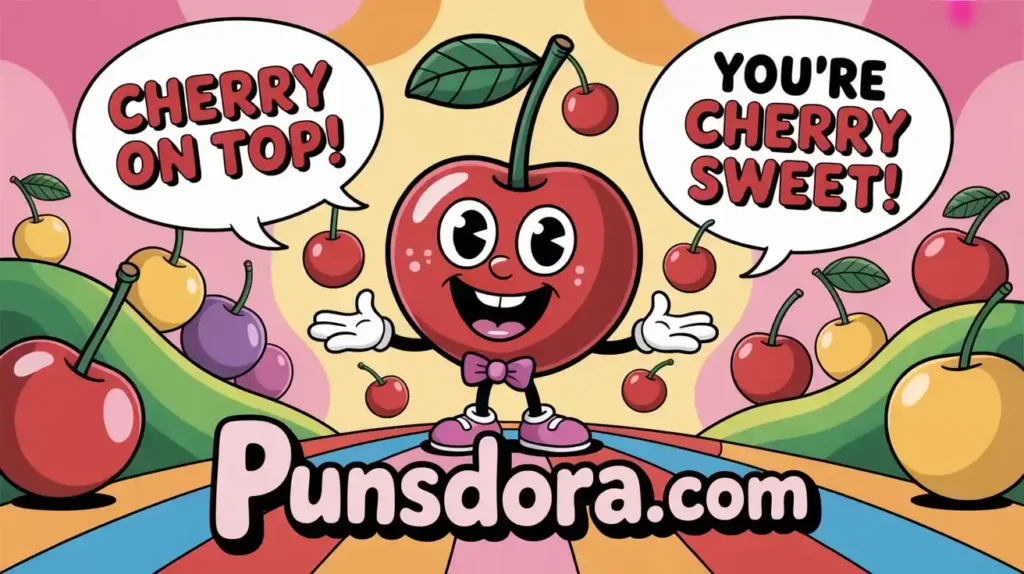 🍒 Clean & Sweet Cherry Puns 😇.