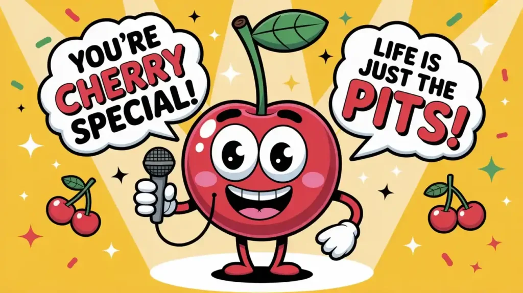 🍒 Clever & sassy Cherry Puns 😏.